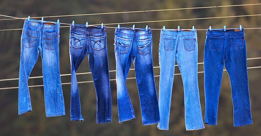 Giặt - bảo quản quần jean không bị phai màu